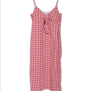 J Crew Gingham MidiDress
